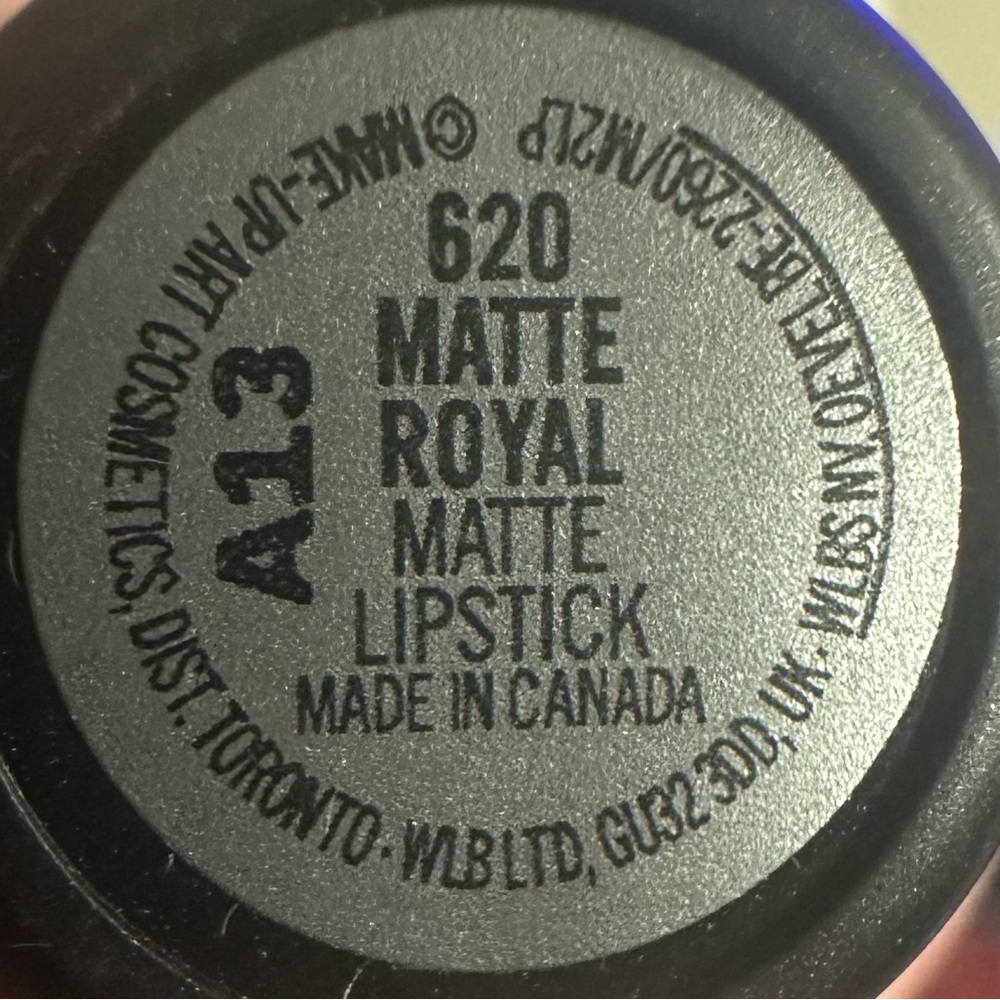 โผ๏ธ LAST ONE ๐ MATTE ROYAL a MAC MATTE LIPSTICK. RETAIL $25. (RARE FIND) - Picture 14 of 15
